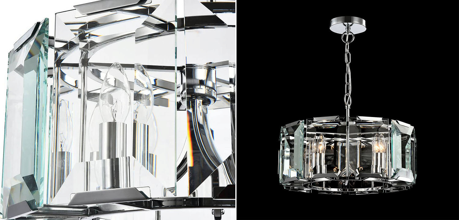 Люстра Lari Harlow Crystal Round Chandelier chrome 5 Люстра Lari Harlow Crystal Round Chandelier chrome 5 - Loft-Concept во Владивостоке