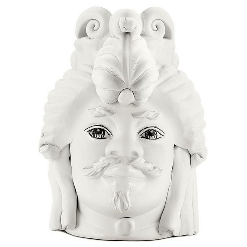 Ваза Vase Moro Man Small White Matt Белый Ваза Vase Moro Man Small White Matt Белый во Владивостоке | Loft Concept