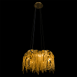 Люстра подвесная круглая с изогнутыми металлическими дугами и ниспадающими цепочками 65 см Atlantis Chain варинант исполнения - 5 | Loft Concept во Владивостоке