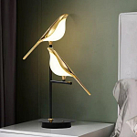 Настольная лампа с 2-мя плафонами в виде птичек Flight of Light варинант исполнения - 1 | Loft Concept во Владивостоке