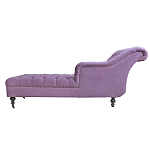 Кушетка фиолетовая с мягкой обивкой из велюра Michael Couch варинант исполнения - 2 | Loft Concept во Владивостоке