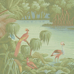 Обои ручная роспись Le Brésil Pastel варинант исполнения - 3 | Loft Concept во Владивостоке