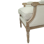 Кресло William Classical Armchair beige flax варинант исполнения - 4 | Loft Concept во Владивостоке