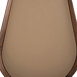 Комод округлой формы с тремя ящиками Walnut and Leather варинант исполнения - 5 | Loft Concept во Владивостоке