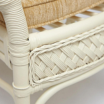 Комплект обеденный из ротанга Eloise grand white варинант исполнения - 11 | Loft Concept во Владивостоке