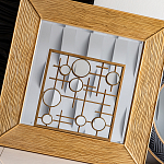 Зеркало квадратное в фактурной раме Pattern варинант исполнения - 5 | Loft Concept во Владивостоке