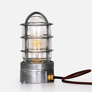 Настольная лампа Steampunk Cage Glass Edison Table lamp