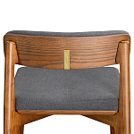 Барный стул из массива ясеня с обивкой из рогожки Elegant Ash варинант исполнения - 5 | Loft Concept во Владивостоке