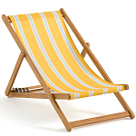 Шезлонг из акации и ткани Argentina варинант исполнения - 3 | Loft Concept во Владивостоке