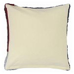 Чехол на подушку с рисунком серо-синего цвета Elan Textured варинант исполнения - 2 | Loft Concept во Владивостоке