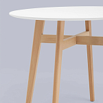 Обеденный стол с белой столешницей ELUNED FURNITURE варинант исполнения - 3 | Loft Concept во Владивостоке