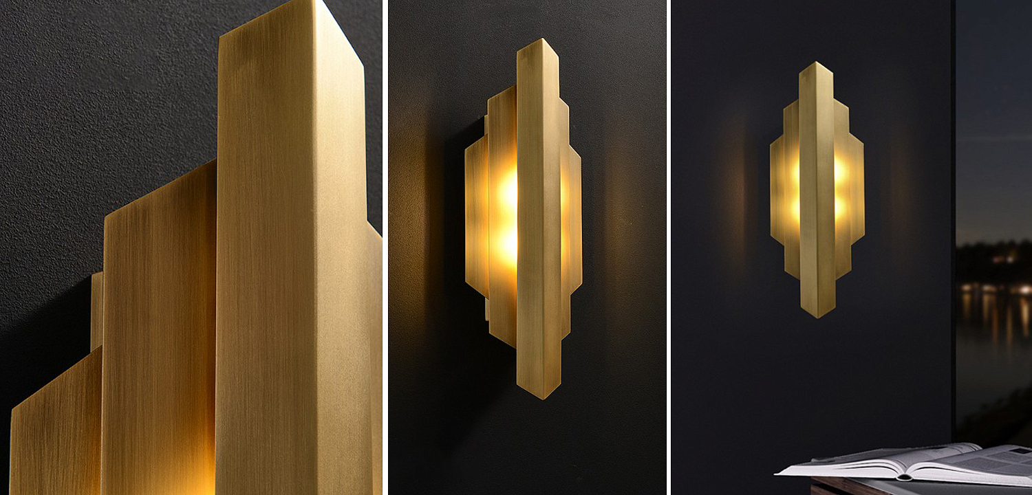 Бра Deco Sconce Vertical Geometric Modern Studio Endo Бра Deco Sconce Vertical Geometric Modern Studio Endo - Loft-Concept во Владивостоке