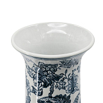Ваза с классическим узором шинуазри синего цвета Blue & White Ornament  варинант исполнения - 2 | Loft Concept во Владивостоке