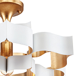 Люстра фигурная в сочетании белого и золотого цвета Shapes Inspired by Nature варинант исполнения - 1 | Loft Concept во Владивостоке