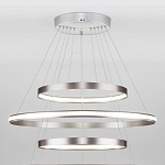 Люстра Light Ring Vertical Silver 5 колец серебро варинант исполнения - 4 | Loft Concept во Владивостоке