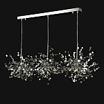 Люстра подвесная из трех частей с металлическими круглыми элементами Terzani Argent варинант исполнения - 8 | Loft Concept во Владивостоке