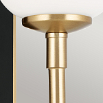  Бра с прямоугольным черным основанием и белым матовым цилиндрическим плафоном Kichler варинант исполнения - 11 | Loft Concept во Владивостоке