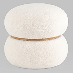 Пуф Полли S тедди белый варинант исполнения - 1 | Loft Concept во Владивостоке