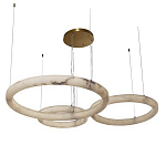 Люстра с 3-мя кольцами из натурального камня Minerals of Light варинант исполнения - 5 | Loft Concept во Владивостоке