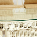 Комплект уличной мебели из ротанга Clara белый варинант исполнения - 11 | Loft Concept во Владивостоке