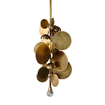 Люстра креативная из дисков цвета латунь Constellation Light and Style варинант исполнения - 1 | Loft Concept во Владивостоке