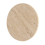 Бра с круглым плафоном из травертина Shaw Marble Lighting варинант исполнения - 4 | Loft Concept во Владивостоке