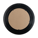 Зеркало круглое с текстурированным дизайном рамы Helios варинант исполнения - 3 | Loft Concept во Владивостоке