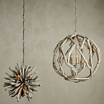 Люстра круглая в виде веток деревьев Natural Driftwood варинант исполнения - 4 | Loft Concept во Владивостоке