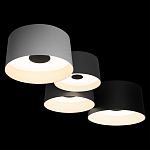 Потолочный светильник с 4-мя цилиндрическими абажурами белого серого и черного цвета Urban Dome варинант исполнения - 4 | Loft Concept во Владивостоке