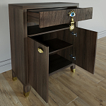 Комод Elsa Dreams Walnut Двухстворчатый  варинант исполнения - 1 | Loft Concept во Владивостоке