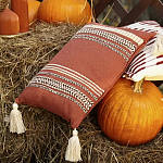 Подушка декоративная с вышивкой и кисточками Ethnic mix варинант исполнения - 5 | Loft Concept во Владивостоке