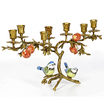 Бронзовый подсвечник на 7 свечей Eden Garden варинант исполнения - 2 | Loft Concept во Владивостоке