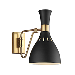 Бра с плафоном в форме песочных часов с узкими перфорированными отверстиями Feiss варинант исполнения - 1 | Loft Concept во Владивостоке