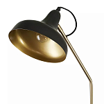 Торшер с плафоном в форме купола в сочетании черного и золотистого цвета Minimalist Execution варинант исполнения - 1 | Loft Concept во Владивостоке