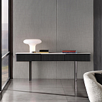 Консоль чёрная с позолоченной центральной частью Beyond Console варинант исполнения - 3 | Loft Concept во Владивостоке