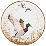 Тарелка закусочная из фарфора с изображением утки Hunting Porcelain Collection варинант исполнения - 1 | Loft Concept во Владивостоке