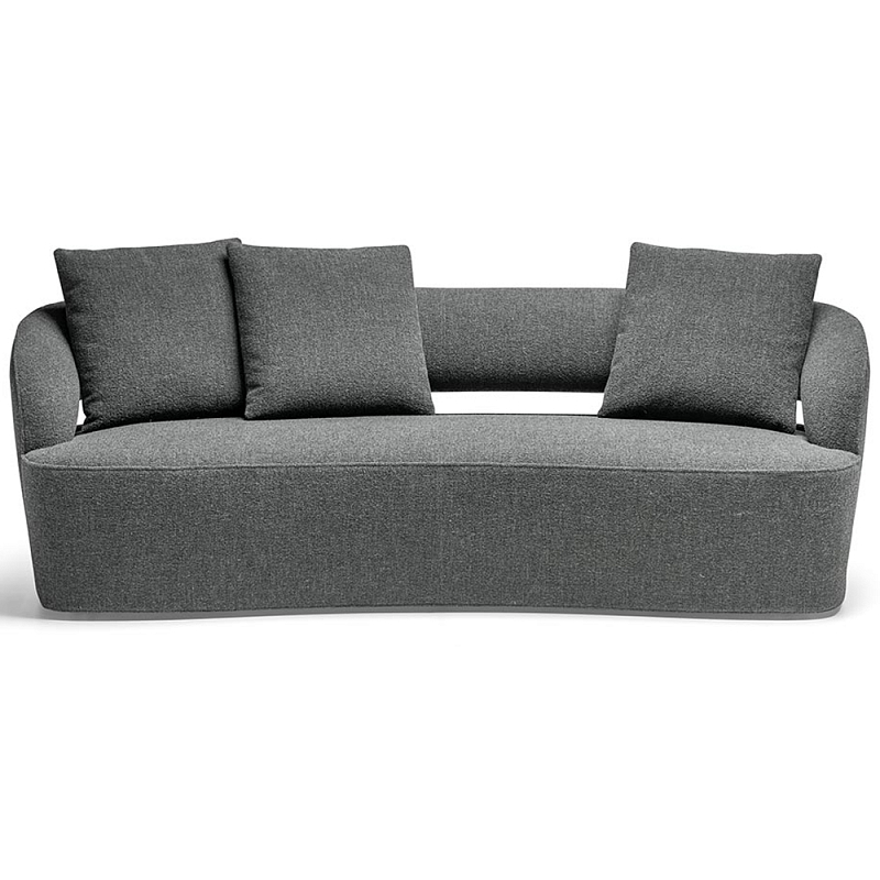 Дизайнерский диван LUCIO Sofa Серый Белый во Владивостоке | Loft Concept 