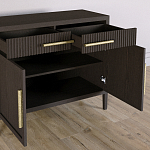 Буфет Primo с двумя ящиками и двумя фасадами шпон орех варинант исполнения - 4 | Loft Concept во Владивостоке