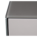 Комод со стеклянной столешницей и с выдвижными ящиками Minimalist Accent варинант исполнения - 5 | Loft Concept во Владивостоке