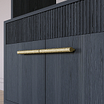 Стеллаж Primo с ящиками Черный дуб  варинант исполнения - 5 | Loft Concept во Владивостоке