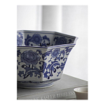 Чаша белая с синим цветочным узором Chino Dishes варинант исполнения - 5 | Loft Concept во Владивостоке