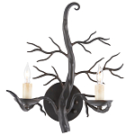 Бра черное в виде ствола дерева Branched Tree варинант исполнения - 2 | Loft Concept во Владивостоке