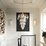 Бра настенное высокое из стеклянных трубочек Gladia варинант исполнения - 3 | Loft Concept во Владивостоке