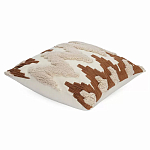 Чехол на подушку с вышивкой в виде геометрических узоров Beige Calista Square варинант исполнения - 1 | Loft Concept во Владивостоке