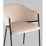 Стул Brace велюр молочный варинант исполнения - 2 | Loft Concept во Владивостоке