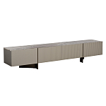 Тумба под телевизор серая с мраморной столешницей Uniqueness Marble варинант исполнения - 1 | Loft Concept во Владивостоке