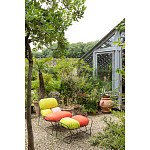 Дизайнерское разноцветное кресло на металлическом каркасе с подставкой для ног Poltronova Plasma Armchair варинант исполнения - 9 | Loft Concept во Владивостоке