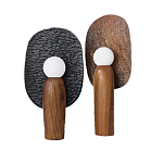 Настольная лампа из дерева Decorative Wooden Lamp варинант исполнения - 1 | Loft Concept во Владивостоке