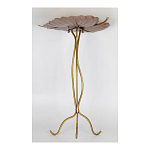 Столик приставной с столешницей Тропический лист Tropical Forest gold варинант исполнения - 3 | Loft Concept во Владивостоке