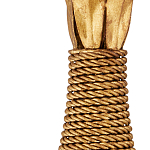 Люстра золотая с декором в виде перьев Bunch of Feathers варинант исполнения - 2 | Loft Concept во Владивостоке